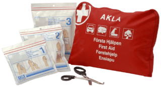 FÖRSTA HJÄLPEN KUDDE 91470 AKLA RÖD