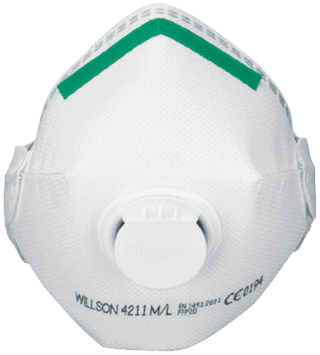 HALVMASK FILTRERANDE FFP2D V 4211 HONEYWELL M/L