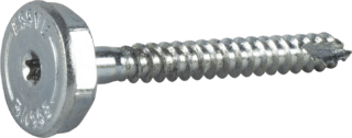 NIVÅSKRUV FÖR KARMMONTAGE TX30 /HEX20 FZB 7,0X65 HINK 125ST