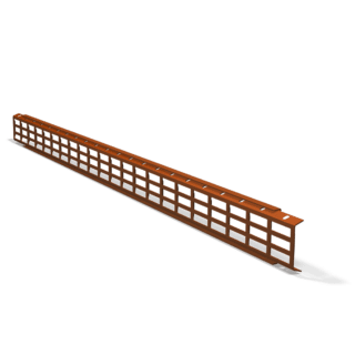 Snörasskydd profildurk 2,33 meter tegelröd