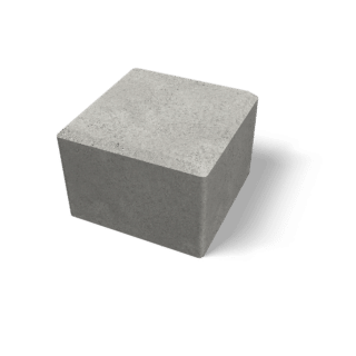 Mursten Villa 200x200x140mm grå U