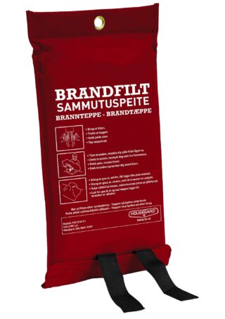 BRANDFILT HOUSEGARD SILIKON RÖD 120X180CM