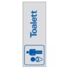 SKYLT 386550 SYMBOLSKYLT TOALETT HERR 225X80MM