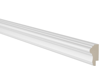 BRÖSTLIST 390 FURU FALS VIT 0502-Y 21X43X2400MM