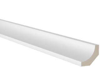 HÅLKÄLSLIST FURU KRITVIT 0500-N 15X43X4400MM