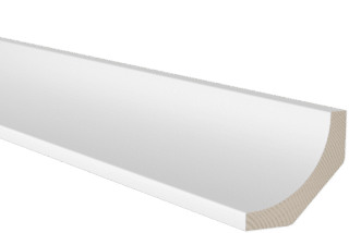 HÅLKÄLSLIST FURU KRITVIT 0500-N 20X69X3600MM