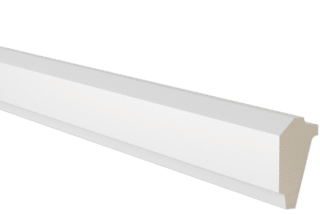 SKUGGLIST FURU DUBBEL KRITVIT 0500-N 21X43X4400MM