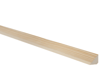 TREKANTSLIST FURU OBH 15MM
