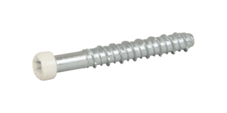 BETONGSKRUV FÖR VITA LISTER/SO ECS-CY VIT FZB 5,0(4)X40 100ST