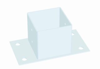 STOLPSKO VIT 71X71X150MM