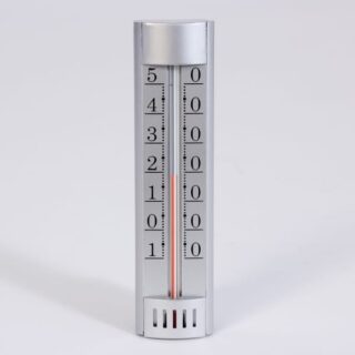 TERMOMETER INNE PLAST GRÅ 160X60MM