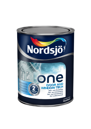 DÖRR&FÖNSTERFÄRG ONE D&W BW NORDSJÖ UTOMHUS 1L