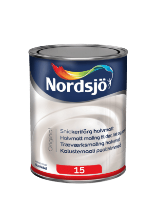 SNICKERIFÄRG ORIGINAL HALVMATT BW NORDSJÖ INOMHUS 1L