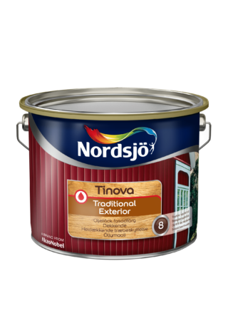 TRÄFASADFÄRG TINOVA TRADITION EXTERIOR BW UTOMHUS 2,5L