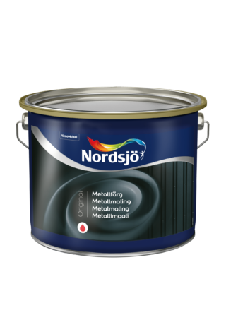 METALLFÄRG ORIGINAL SVART NORDSJÖ UTOMHUS 2,5L