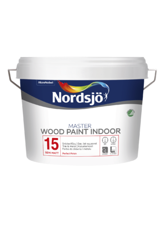 SNICKERIFÄRG MASTER WOOD 15 NORDSJÖ BW INOMHUS 2,5L
