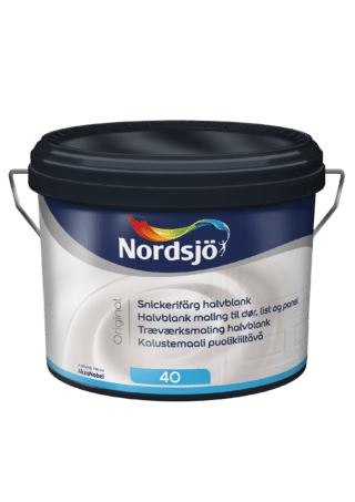 SNICKERIFÄRG NORDSJÖ ORIGINAL HALVBLANK BW INOMHUS 2,5L