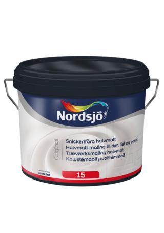 SNICKERIFÄRG NORDSJÖ ORIGINAL HALVMATT BW INOMHUS 2,5L