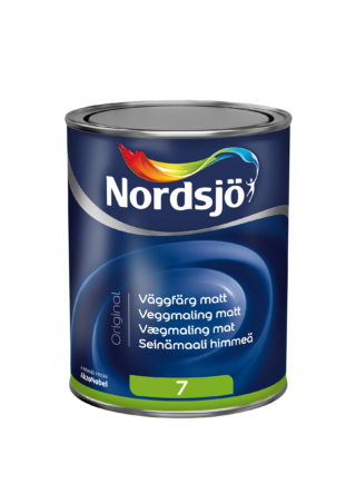 VÄGGFÄRG ORIGINAL MATT 7 BW NORDSJÖ INOMHUS 1L