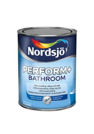 VÄGGFÄRG PERFORM+ BATHROOM BW NORDSJÖ INOMHUS 1L