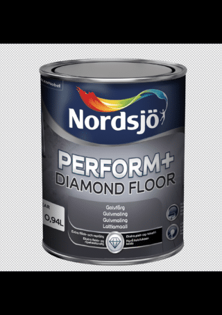 GOLVFÄRG PERFORM+ DIAMOND FLOOR BW NORDSJÖ INOMHUS 1L