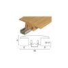 T-PROFILLIST TARKETT EK       13-17MM OBEHANDLAD
