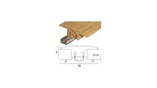 T-PROFILLIST TARKETT EK       13-17MM OBEHANDLAD