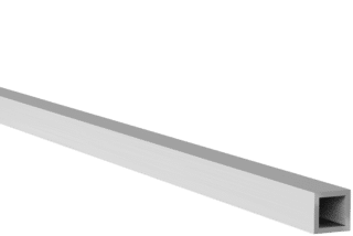 FYRKANTSRÖR ALUMINIUM 20X20X2000MM