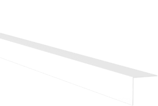 HÖRNLIST PVC 50X50X2600MM