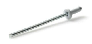 BLINDNIT KULLRIG AL/ST ÖPPEN VIT 3,2X8MM