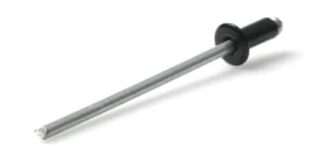 BLINDNIT KULLRIG AL/ST ÖPPEN SVART 3,2X8MM