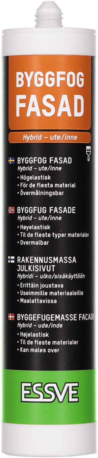 BYGGFOG FASAD VIT 0,3L