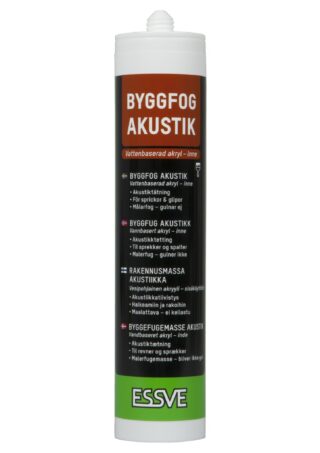 BYGGFOG AKUSTIK VIT 0,3L