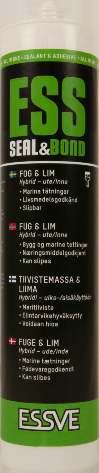 LIM&FOG ESS SEAL&BOND SVART 300ML
