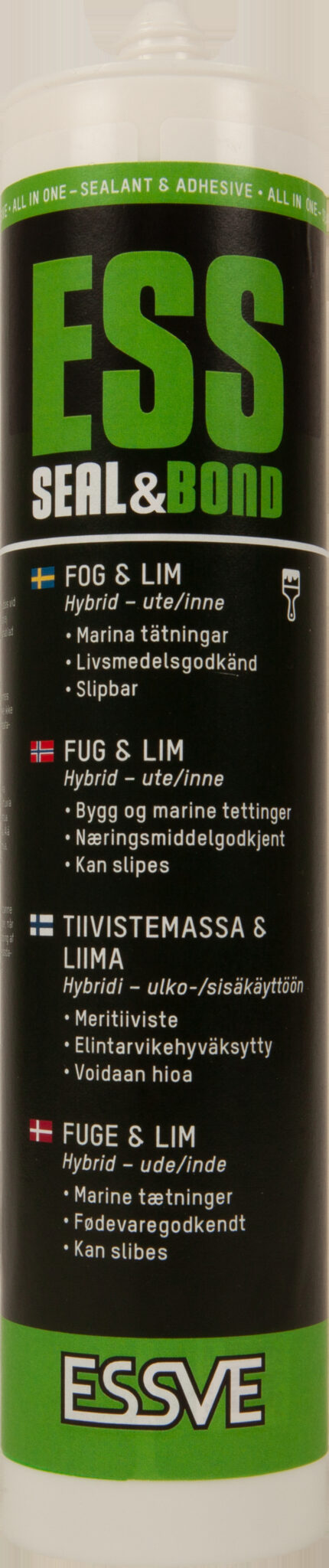 118716_BP1-1 LIM&FOG ESS SEAL&BOND SVART 300ML