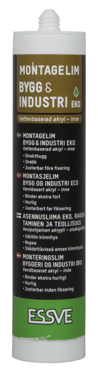 MONTAGELIM BYGG&INDUSTRI EKO VIT 0,3L