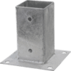 STOLPFÄSTE MED PLATTA FZV SST 96X96X150X2,0