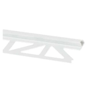 KAKELLIST KVARTSRUND PLAST VIT 6MM 2,5M