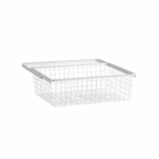 TRÅDBACK 40 ELFA 266210 UTDRAG BAR VIT 605X430X185MM