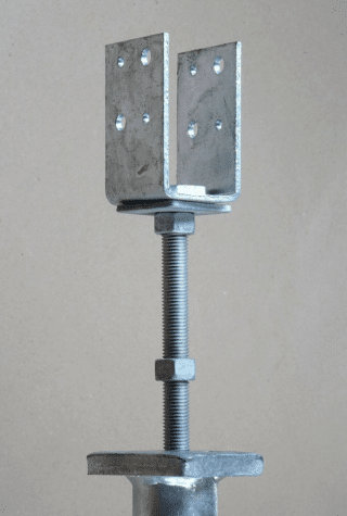 U-Beslag 46mm, 2 Tum Höjdjust150mm