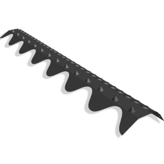 NOCKBAND VENTILERAT 2-KUPIG   SVART 0,9M