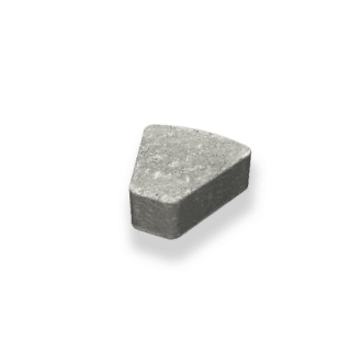 Marksten Troja antik Cirkel liten 140x140/52x50mm grå B