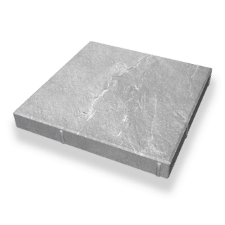 MARKPLATTA CAMBRIDGE PRÄGLAD  FASAD GRÅ U 420X420X50MM