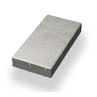 Markplatta Siena slät fasad 50 350x175x50mm grå U