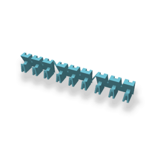 Låssystem Connector till stödmur L=200mm