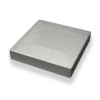 Stolptopp Slät välvd 400x400x80/70mm grå H