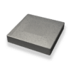 Stolptopp Slät välvd 400x400x80/70mm grafit H