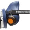 HALVMASK SR100 H01-2812 SUNDSTRÖMS SVART L/XL