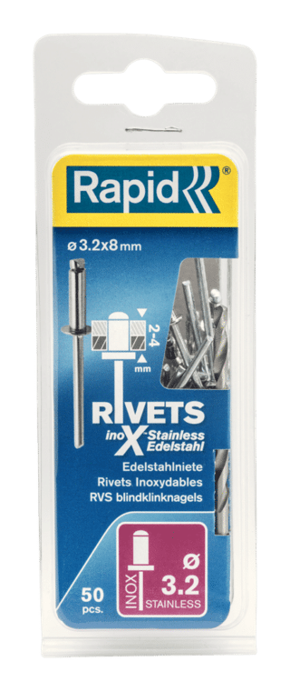 BLINDNIT ROSTFRI 3,2X8MM