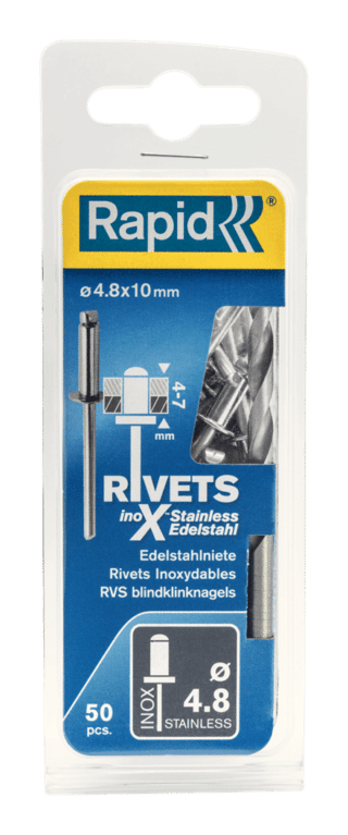 BLINDNIT ROSTFRI 4,8X10MM
